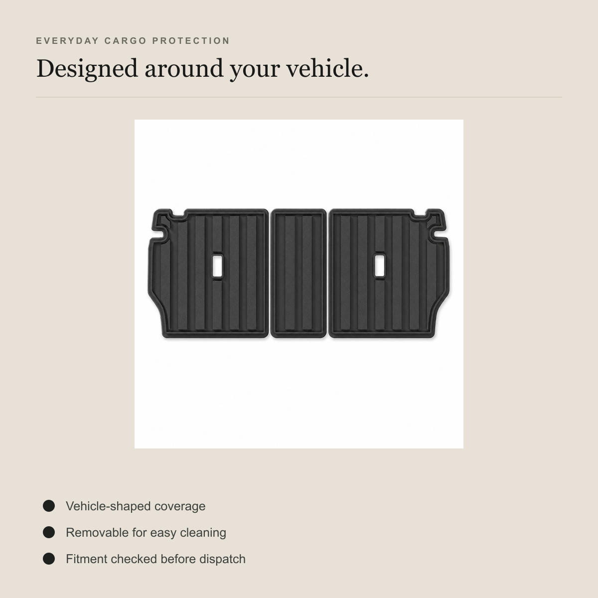 Mazda CX-5 KF 2017–2024 Petrol RHD Rear Seat-Back Protector – 3-Piece - Image 4